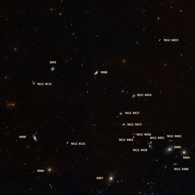 messier 88,virgo cluster