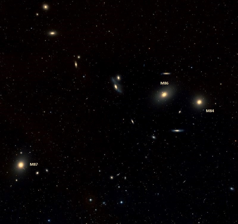 m84,m86,m87,virgo galaxies